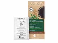 LOGONA Pflanzen-Haarfarbe Pulver Schwarzbraun 100 ml