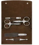 Zwilling Premium Manik&uuml;re Set 5-teilig in Braun