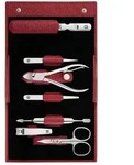 Zwilling Classic Manik&uuml;re Set 7 teilig in Rot
