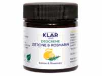 Klar's Deocreme Zitrone & Rosmarin 30 ml