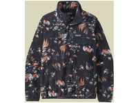 Patagonia Lw Synch Snap Fleece Pullover pitch blue L swirl floral/ pitch blue...