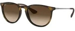 Ray-Ban Erika Rubber Havana Sonnenbrille poly brown gradient