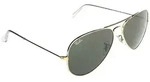Ray-Ban Aviator Large Metal Gold Solid Sonnenbrille g15xlt