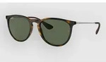 Ray-Ban Erika Light Havana Sonnenbrille dark green