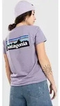Patagonia P-6 Logo Responsibili T-Shirt concrete purple Gr. XS