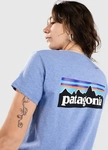 Patagonia P-6 Logo Responsibili T-Shirt abundant blue XS Damen