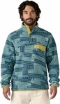 Patagonia LW Synch Snap-T Half-Zip Fleece Pullover wetland blue S quilty...