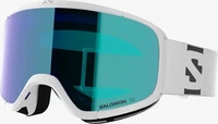 Salomon Aksium 2.0 White Goggle mid blue
