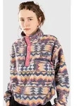 Columbia Helvetia II Printed Cropped Half Snap Half-Zip Fleece Pullover sea...