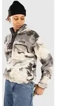 Columbia Helvetia II Printed Cropped Half Snap Half-Zip Fleece Pullover shark /