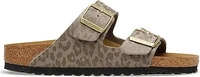 Birkenstock Arizona Bs Synthetik Sandalen syn leo grey taupe 37 Damen