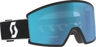 Scott Ambit Black/White Goggle amp aurora grn chrome s1