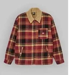 Quiksilver DNA Sherpa Harrington Jacke surf sherpa oxblood Gr. L