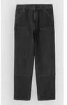 Carhartt WIP Double Knee Jeans black stone washed Gr. 34/32
