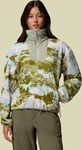 Columbia Sequoia Grove Printed Half-Zip Sweater fieldaze XS citron haze/fieldaze