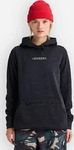 Burton Oak Long Pullover Hoodie true black heather M Damen