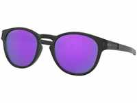 Oakley Latch Matte Black Sonnenbrille prizm violet