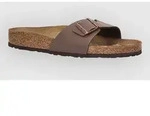Birkenstock Madrid Birko-Flor Nubuk Sandalen mocca Gr. 38