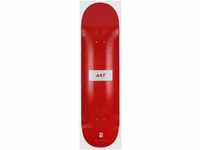 Poetic Collective Art 8.0" Skateboard Deck red