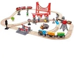 Hape Eisenbahn-Set Verkehrsreiche Stadt, mehrfarbig