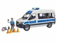 bruder Sprinter Mercedes Benz Polizei Einsatzfahrzeug mit Light & Sound, weiss
