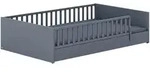 PAIDI Bodenbett Little Flo 120x200 cm, blau