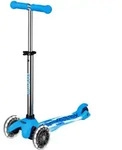 micro Scooter mini deluxe glow LED plus, blau