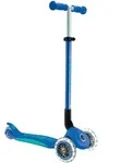 Globber Scooter ELITE Lights mit Leuchtrollen, blau