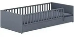 PAIDI Bodenbett Little Flo 90x200 cm, blau