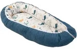 Ullenboom Kuschelnest Waffelpiqu&eacute; 55x95 cm, blau