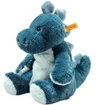 Steiff Kuscheltier Spott Stegosaurus Soft Cuddly Friends 28cm, blau