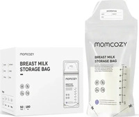 Momcozy 254231, Momcozy Muttermilchbeutel, 180 ml transparent, Grundpreis: &euro;