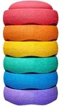 Stapelstein Original Mini rainbow, mehrfarbig
