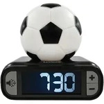 Lexibook Wecker Fu&szlig;ball 3D, schwarz