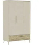 PAIDI Kleiderschrank Eefje 3-t&uuml;rig, beige