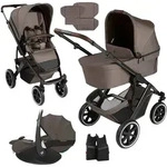 ABC Design Kombikinderwagen Salsa 5 Air inkl. Babyschale Pebble 360 Pro 2, braun