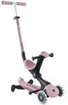 Globber Scooter 3in1 Go-Up Deluxe ECO 360 mit Leuchtrollen, rosa