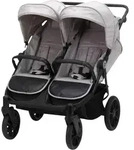 Fillikid Zwillingswagen Duette, grau