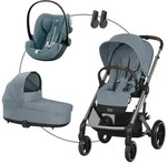 Cybex GOLD Kombikinderwagen Balios S Lux Trio-Set inkl. Babyschale Cloud G