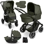 ABC Design Kombikinderwagen Salsa 5 Air inkl. Babyschale Pebble 360 Pro 2, oliv