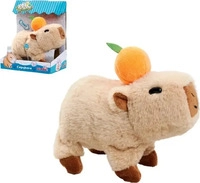Simba 105890215, Simba Kuscheltier PetZoo Capybara 17cm braun