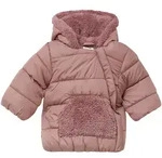 s.Oliver Steppjacke mit Kapuze und Pl&uuml;schfutter, rosa, 62
