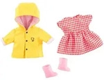 Corolle Puppen Outfit Regenoutfit Set, mehrfarbig