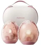 Momcozy Elektrische Doppelmilchpumpe Air1, tragbar, transparent