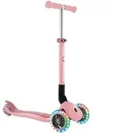 Globber Scooter Junior mit Leuchtrollen, rosa