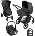 ABC Design Kombikinderwagen Salsa Core Trio-Set inkl. Babyschale Calla, grau