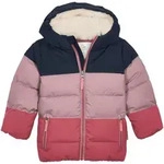 KILLTEC Steppjacke mit Kapuze und Pl&uuml;schfutter Colorblock, mehrfarbig, 86