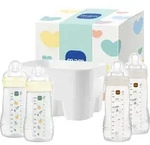 MAM 5-tlg. Easy Active Flaschen Set mit Korb, mehrfarbig
