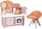 Smoby Puppenk&uuml;che + Hochstuhl Baby Nurse, rosa