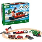 BRIO Eisenbahn-Set Container Hafen Set, mehrfarbig